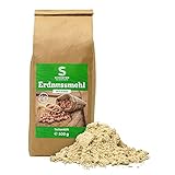 Schoefer Naturprodukte BIO Erdnuss-Mehl - 100 % vegan, glutenfrei & laktosefrei - Low Carb Ernährung - proteinreich & nachhaltig - 500g Packung