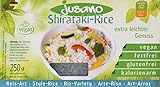 Jusano Shirataki Rice I Konjak-Reis aus Konjakmehl I Vegan I Glutenfrei I Kalorienarm I 1er Pack (5 x 250 g)