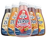 Frankys Bakery ZerUP -Amerikanischer Sirup Dessersauce Diät Ernährung Kalorienarm(Chocolate Caramel -Schoko Karamell) 425ml